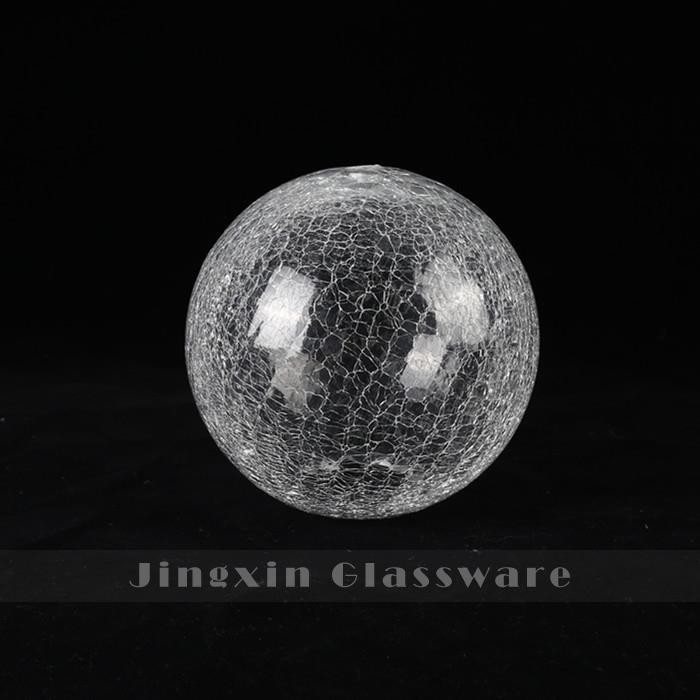 Crackle topu cam abajur